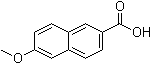 6-甲氧基萘-2-羧酸分子结构 (CAS 2471-70-7)