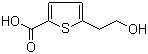 5-(2-羟乙基)噻吩-2-羧酸分子结构 (CAS 247128-25-2)