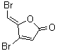 (5Z)-4-溴-5-(溴亚甲基)-2(5H)-呋喃酮分子结构 (CAS 247167-54-0)