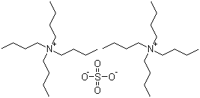 四丁基硫酸铵分子结构 (CAS 2472-88-0)