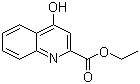 4-羟基喹啉-2-甲酸乙酯分子结构 (CAS 24782-43-2)