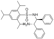 N-((1S,2S)-2-氨基-1,2-二苯基乙基)-2,4,6-三异丙基苯磺酰胺分子结构 (CAS 247923-41-7)