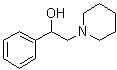alpha-苯基-1-哌啶乙醇分子结构 (CAS 2480-56-0)