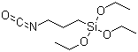 结构式 CAS# 24801-88-5, 异氰酸丙基三乙氧基硅烷; (3-异氰基丙基)三乙氧基硅烷