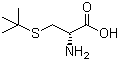 D-S-叔丁基半胱氨酸分子结构 (CAS 2481-10-9)