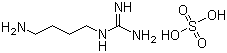 1-(4-氨丁基)胍硫酸盐分子结构 (CAS 2482-00-0)