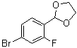 2-(4-Bromo-2-fluorophenyl)-[1,3]dioxolane molecular structure (CAS 248270-23-7)