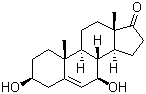 雄甾-5-烯-3beta,7beta-二醇-17-酮分子结构 (CAS 2487-48-1)