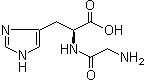 甘氨酰-L-组氨酸分子结构 (CAS 2489-13-6)