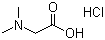 structure of CAS# 2491-06-7, N,N-Dimethylglycine hydrochloride;N,N-Dimethylaminoacetic acid hydrochloride