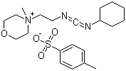 N-环己基-N'-[(N-甲基吗啉)乙基]碳二亚胺对甲苯磺酸盐分子结构 (CAS 2491-17-0)