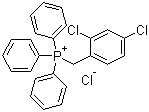 (2,4-二氯苄基)三苯基氯化膦分子结构 (CAS 2492-23-1)