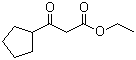 3-环戊基-3-氧代丙酸乙酯分子结构 (CAS 24922-00-7)