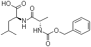 N-(苄氧羰基)-L-丙氨酰-L-亮氨酸分子结构 (CAS 24959-68-0)