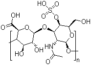 硫酸软骨素分子结构 (CAS 24967-93-9)