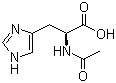 N-乙酰-L-组氨酸分子结构 (CAS 2497-02-1)