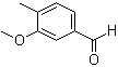 3-甲氧基-4-甲基苯甲醛分子结构 (CAS 24973-22-6)