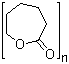结构式 CAS# 24980-41-4, 聚己内酯