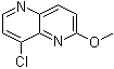 4-氯-6-甲氧基-1,5-萘啶分子结构 (CAS 249889-68-7)