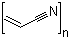 structure of CAS# 25014-41-9, Acrylonitrile polymers;2-Propenenitrile homopolymer; ACL 1050; ACP 0013; ACP 1010; AN 69XS; Acrylonitrile homopolymer