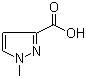 1-甲基吡唑-3-甲酸分子结构 (CAS 25016-20-0)