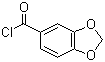 Piperonyloyl chloride molecular structure (CAS 25054-53-9)