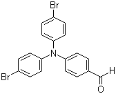 4-[Bis(4-bromophenyl)amino]benzaldehyde molecular structure (CAS 25069-38-9)