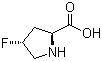 (2S,4R)-4-氟吡咯烷-2-甲酸分子结构 (CAS 2507-61-1)
