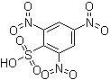 2,4,6-三硝基苯磺酸分子结构 (CAS 2508-19-2)