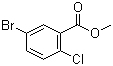 2-氯-5-溴苯甲酸甲酯分子结构 (CAS 251085-87-7)