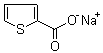 2-噻吩基甲酸钠分子结构 (CAS 25112-68-9)