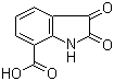 structure of CAS# 25128-35-2, 2,3-Dioxoindoline-7-carboxylic acid