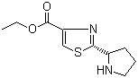 (S)-2-Pyrrolidin-2-ylthiazole-4-carboxylic acid ethyl ester molecular structure (CAS 251349-56-1)
