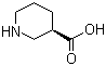 (R)-(-)-哌啶-3-甲酸分子结构 (CAS 25137-00-2)