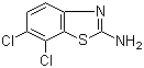 2-氨基-6,7-二氯苯并噻唑分子结构 (CAS 25150-27-0)