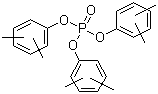磷酸三(二甲苯)酯分子结构 (CAS 25155-23-1)