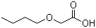 2-丁氧基乙酸分子结构 (CAS 2516-93-0)
