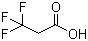 3,3,3-三氟丙酸分子结构 (CAS 2516-99-6)