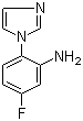 5-氟-2-(咪唑-1-基)苯胺分子结构 (CAS 251649-52-2)