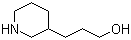 3-哌啶-3-基-1-丙醇分子结构 (CAS 25175-58-0)