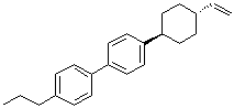 4-(反式-4-乙烯基环己基)-4'-丙基-1,1'-联苯分子结构 (CAS 251969-45-6)