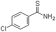 4-氯硫代苯甲酰胺分子结构 (CAS 2521-24-6)