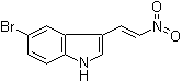5-溴-3-(2-硝基乙烯基)-1H-吲哚分子结构 (CAS 25217-77-0)