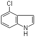 4-氯吲哚分子结构 (CAS 25235-85-2)