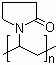 交联聚乙烯基吡咯烷酮分子结构 (CAS 25249-54-1)