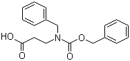 N-[(苯基甲氧基)羰基]-N-(苄基)-beta-丙氨酸分子结构 (CAS 252919-08-7)