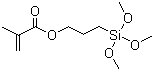 3-(甲基丙烯酰氧)丙基三甲氧基硅烷分子结构 (CAS 2530-85-0)