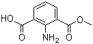 2-氨基-3-羧基苯甲酸甲酯分子结构 (CAS 253120-47-7)