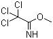 2,2,2-三氯乙酰亚氨酸甲酯分子结构 (CAS 2533-69-9)