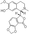 紫堇米定碱分子结构 (CAS 25344-54-1)
